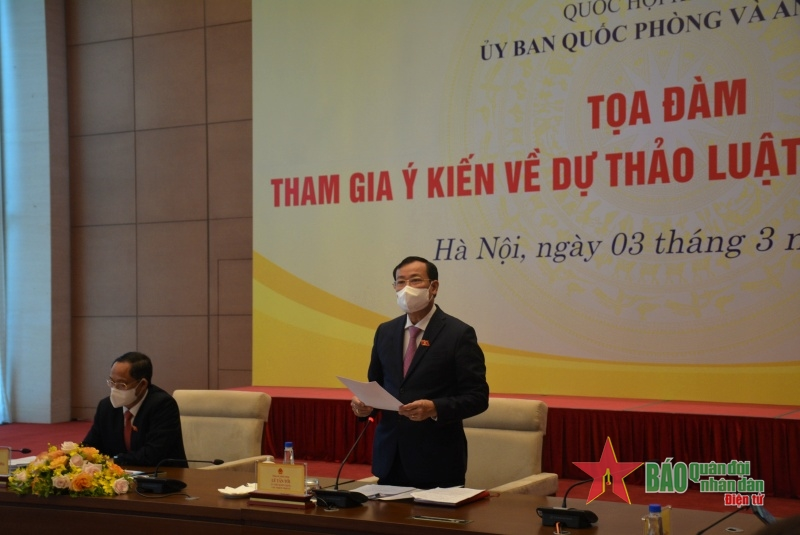 Tham gia ý kiến về dự thảo Luật Cảnh sát cơ động